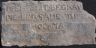 Fragment van een grafsteen, gevonden onder de vloer van de kerk.
 'HIER LEIT BEGRAVEN DIE EERSAME TIET BOCKMA'
Zij was de kleindochter van Bockma die de kerk 1000 gulden leende voor de nieuwbouw in 1758.