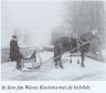 Wietse Kooistra met de arreslee op het ijs naast de boerderij aan de Midlânsdyk 10. de familie Kooistra heeft tot 1941 op deze boerderij gewoond. Tot 1971 heeft de familie Huitema er gewoond, waarna de dochter van de Huitem's er met haar man K. Abma gingen wonen.Tegenwoordig woont hun zoon Watte Abma w op de boerderij.
